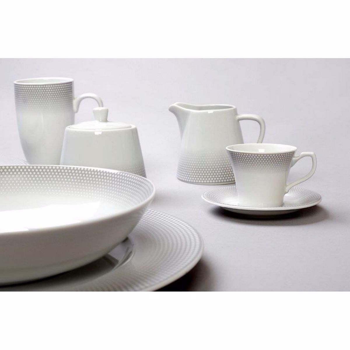 Cryspo Trio Serbitsio Fagtou 20 Temaxion Porselanis BONITO GREY 2445440